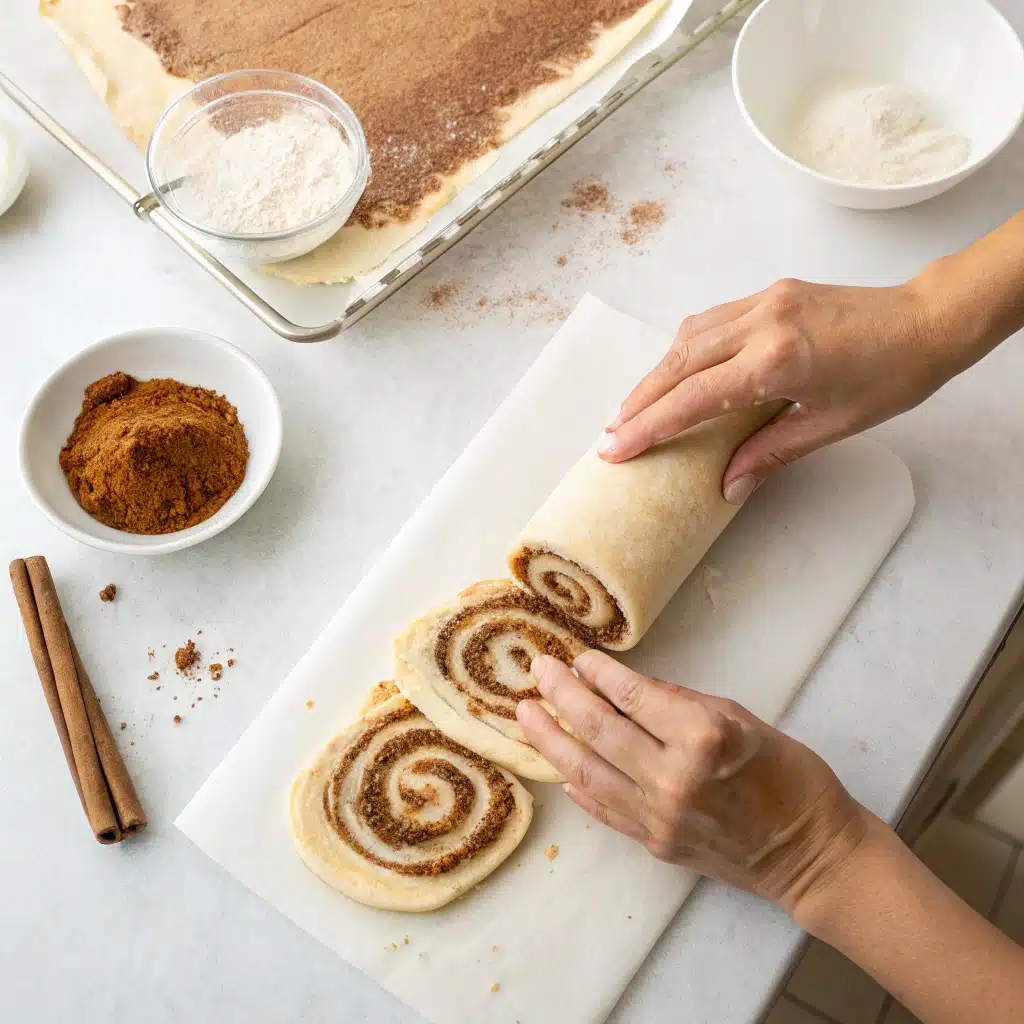 Rolling Dough for Microwave Cinnamon Roll Recipe Rolling cinnamon sugar dough for microwave cinnamon roll